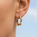 Hypoallergenic Star Stud Earrings for Women in Stainless Steel